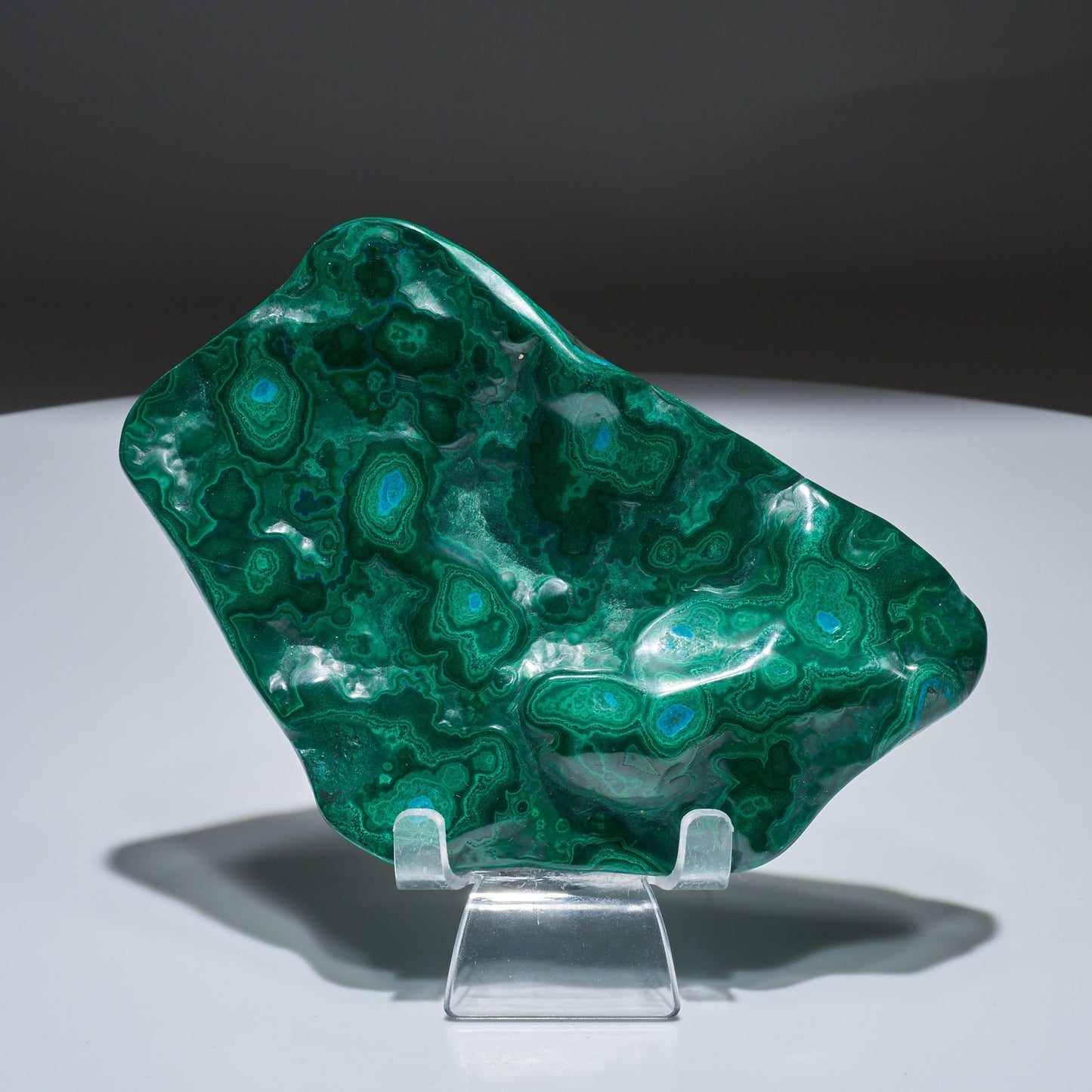 0.85 LB Polished Malachite & Chrysocolla Freeform