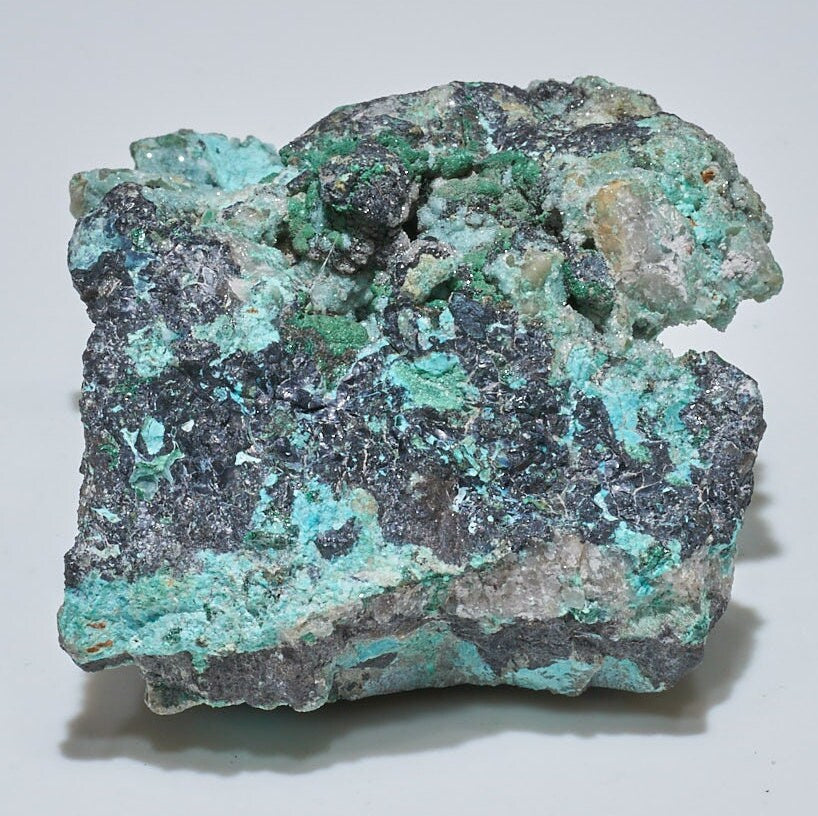 0.39 LB Crystallized Chrysocolla & Malachite Specimen