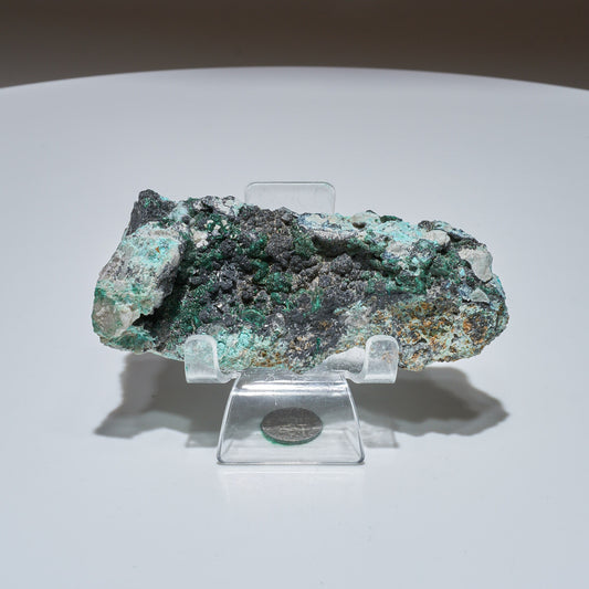 0.36 LB Crystallized Chrysocolla & Malachite Specimen