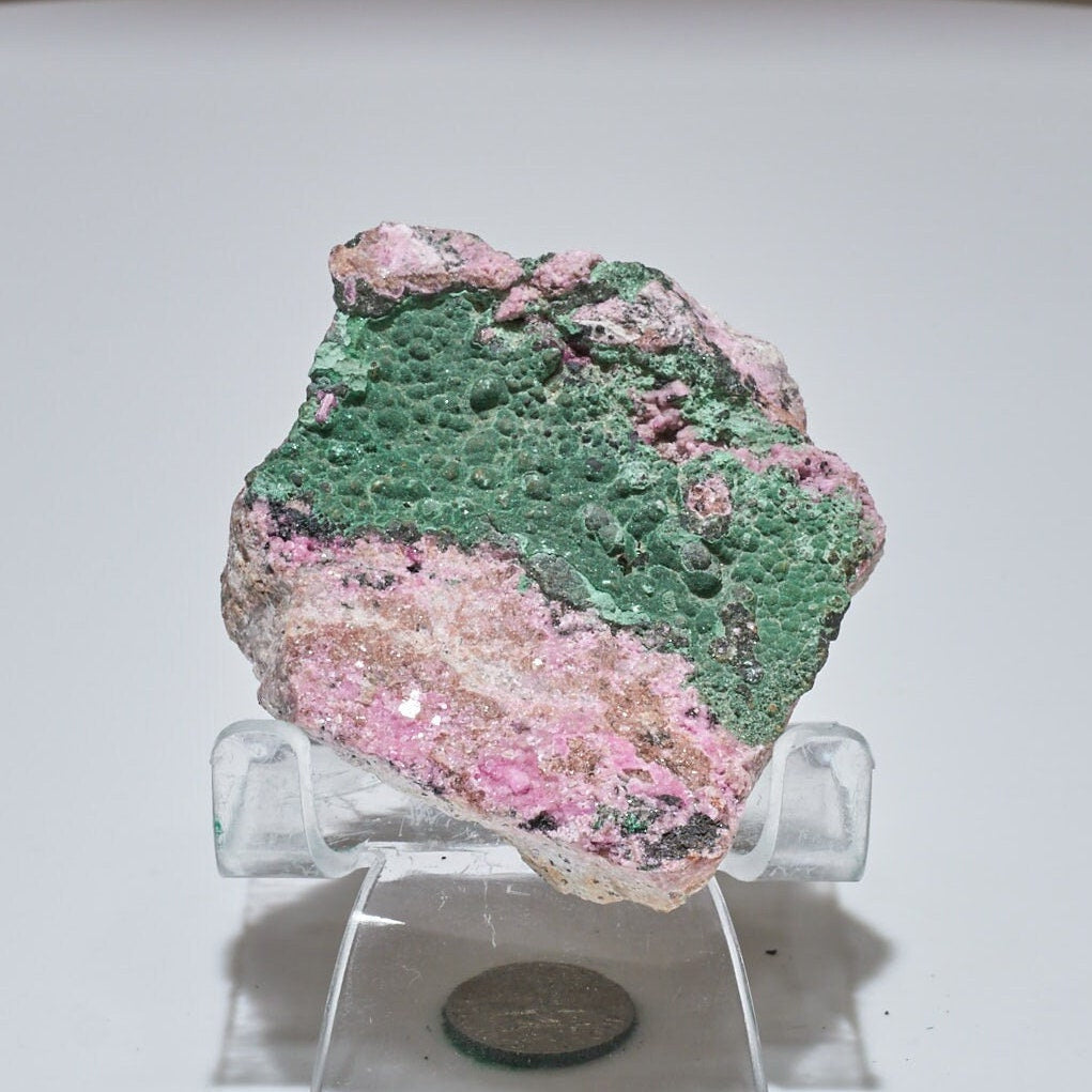 0.25 LB Cobalto Calcite Specimen w/ Malachite