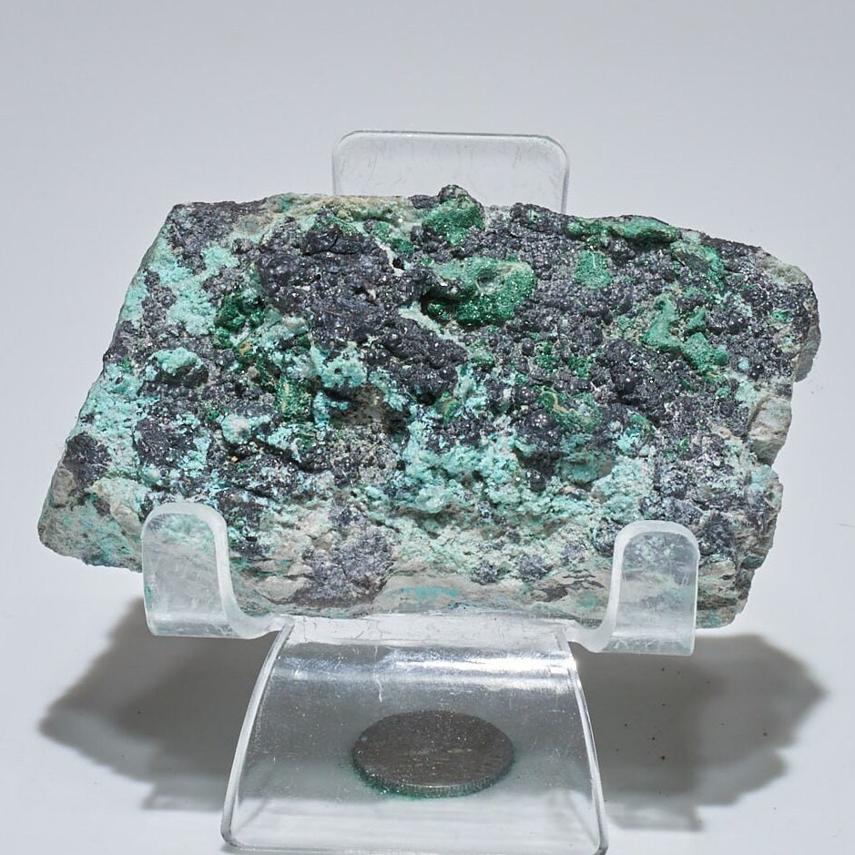 0.3 LB Crystallized Chrysocolla & Malachite Specimen