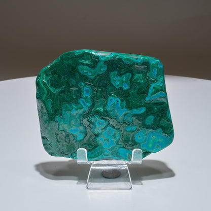 1 LB Polished Malachite & Chrysocolla Freeform