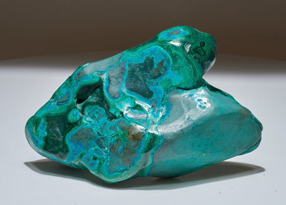 1.87 LB Polished Malachite & Chrysocolla Freeform