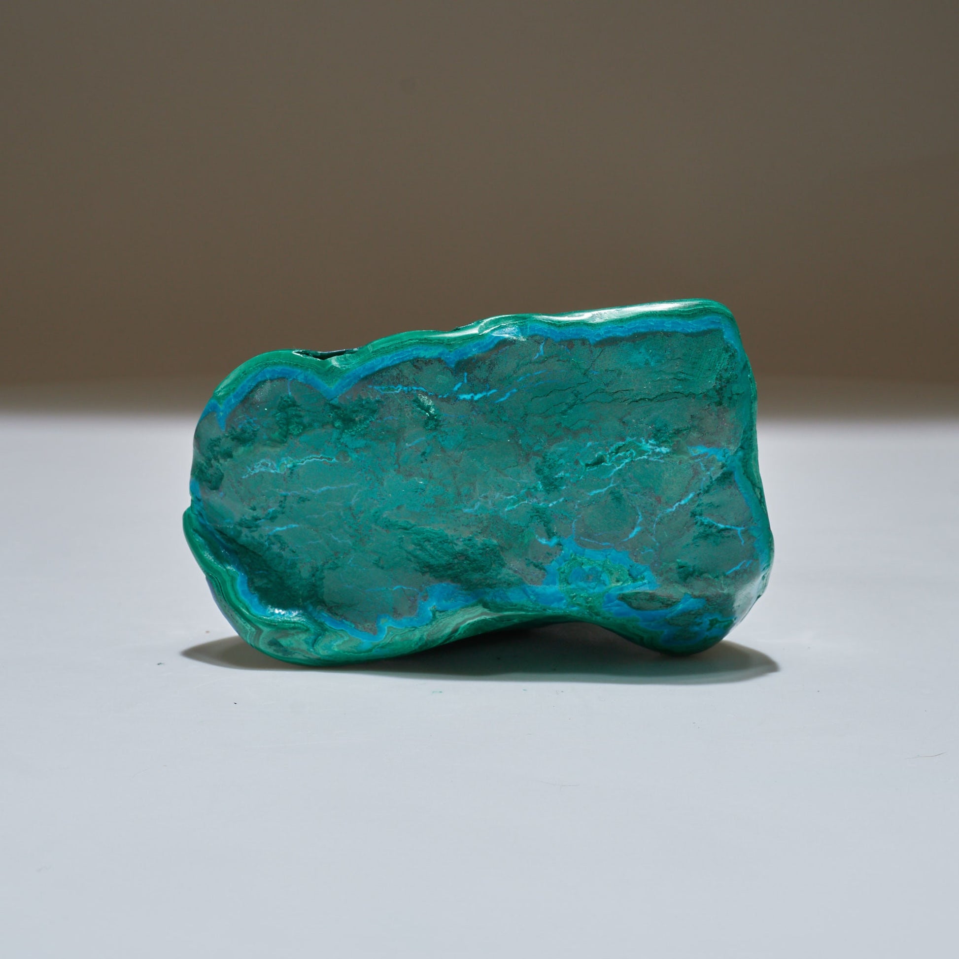 0.71 LB Polished Malachite & Chrysocolla Freeform