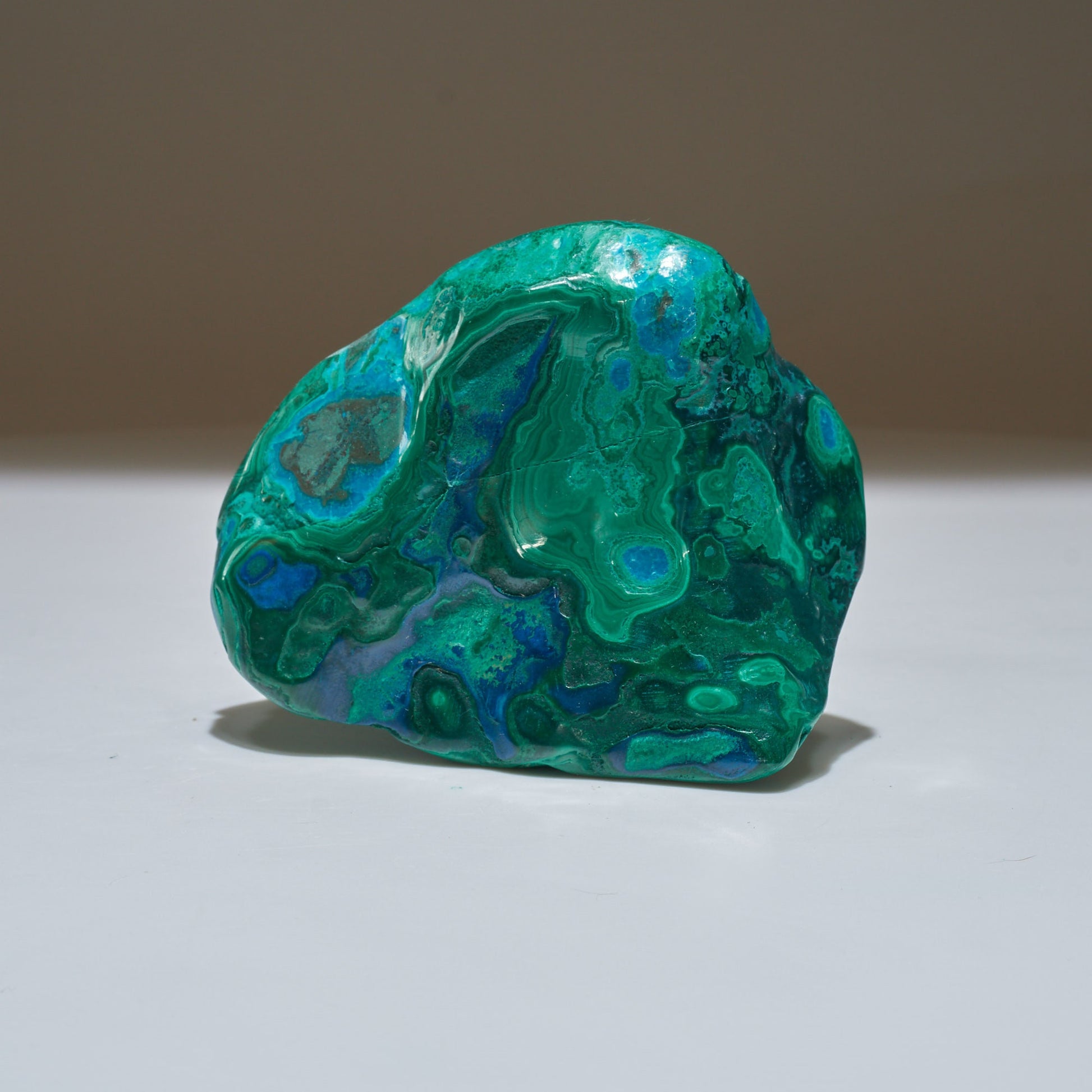 0.71 LB Polished Malachite & Chrysocolla Freeform