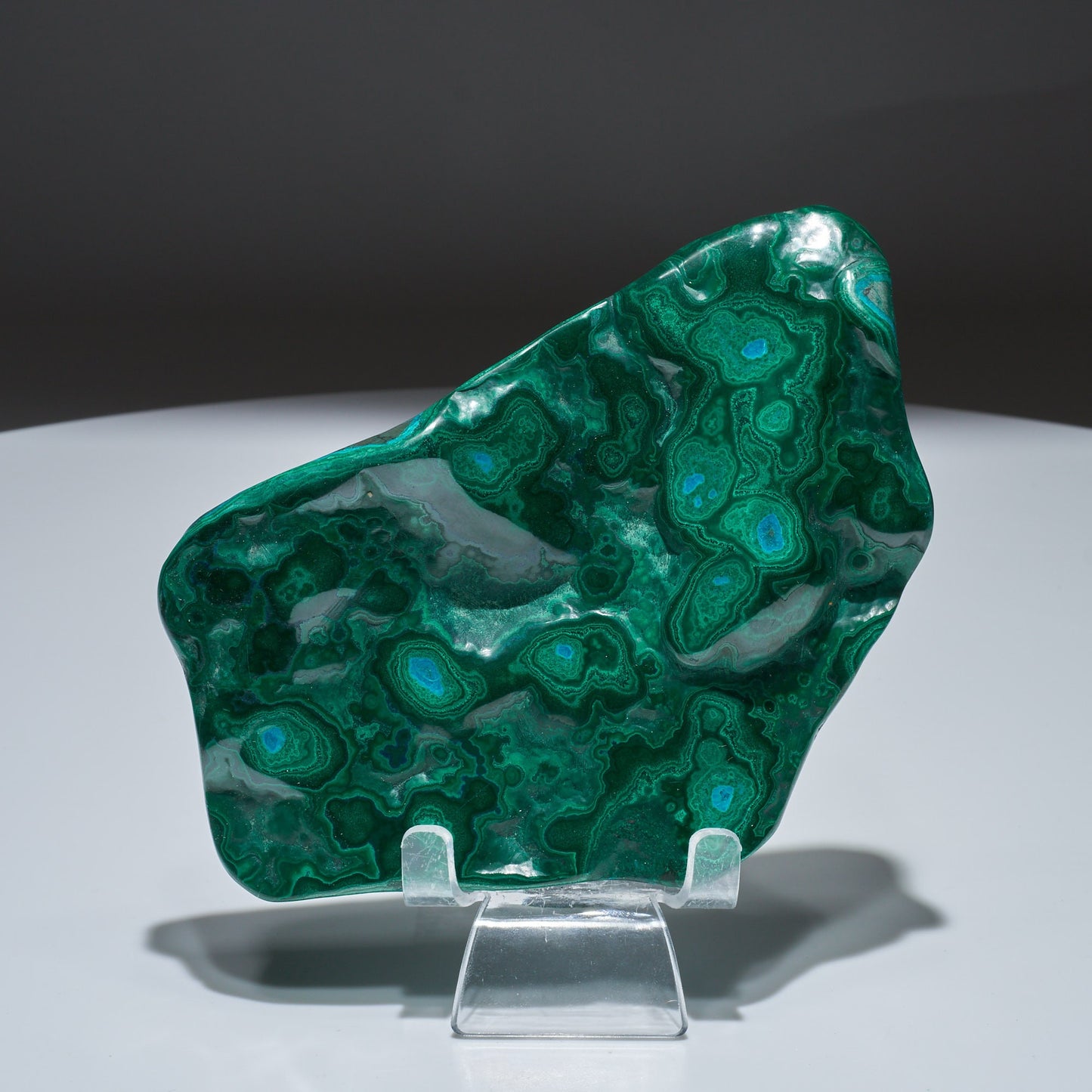 0.85 LB Polished Malachite & Chrysocolla Freeform