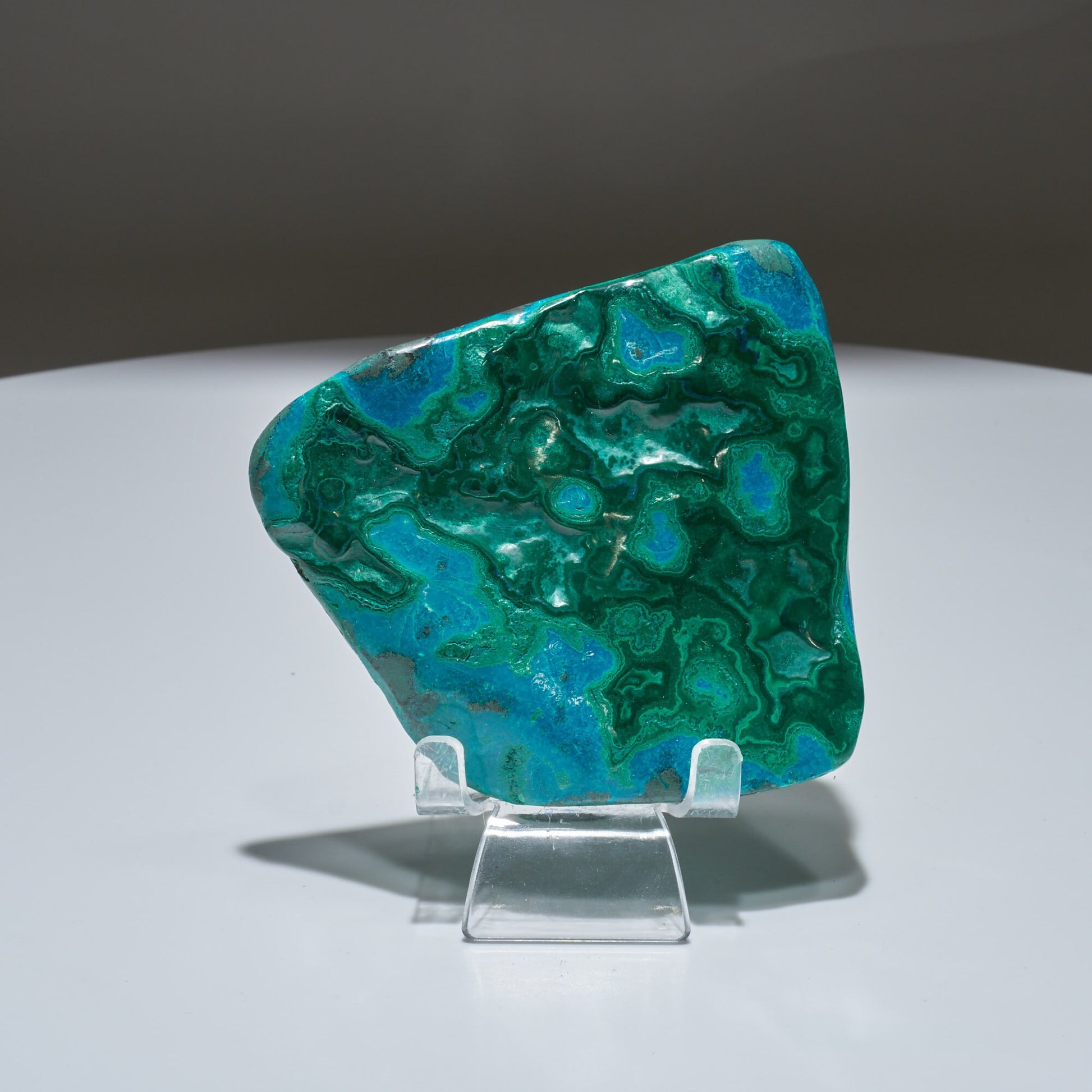 0.52 LB Polished Malachite & Chrysocolla Freeform