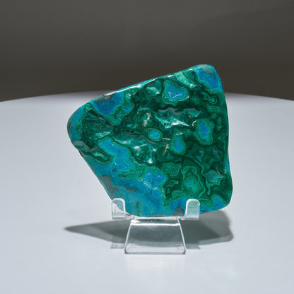 0.52 LB Polished Malachite & Chrysocolla Freeform