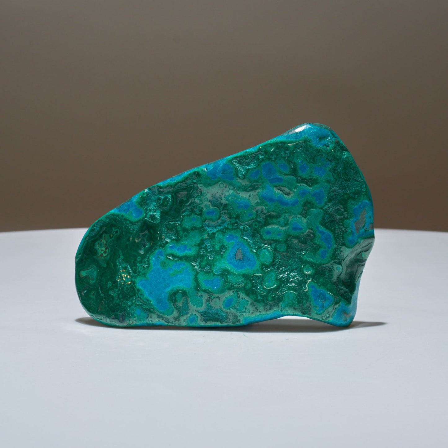 0.54 LB Polished Malachite & Chrysocolla Freeform