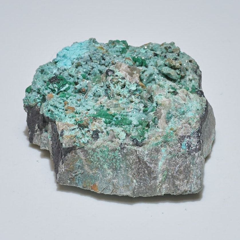 0.25 LB Crystallized Chrysocolla & Malachite Specimen