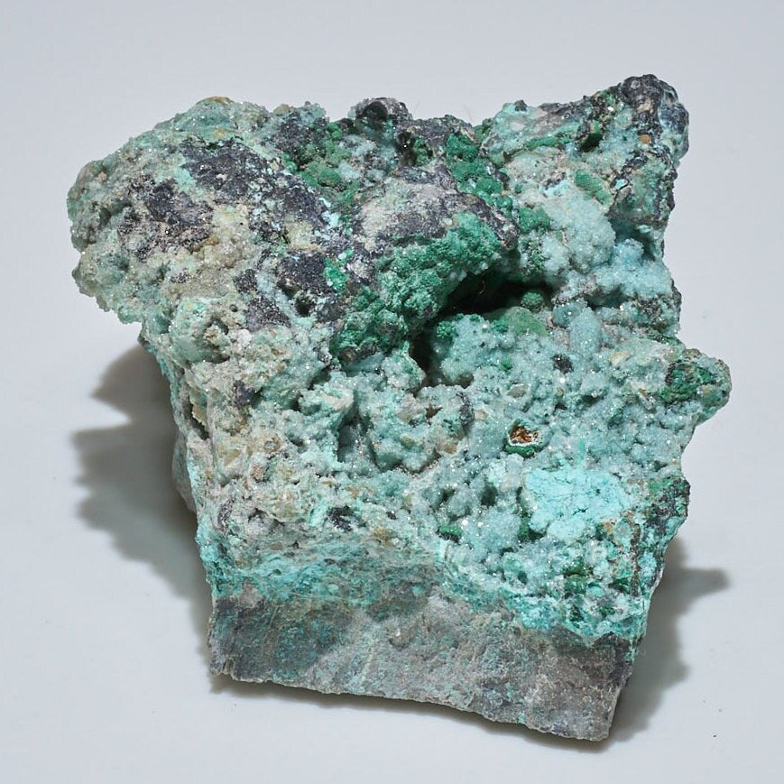 0.39 LB Crystallized Chrysocolla & Malachite Specimen