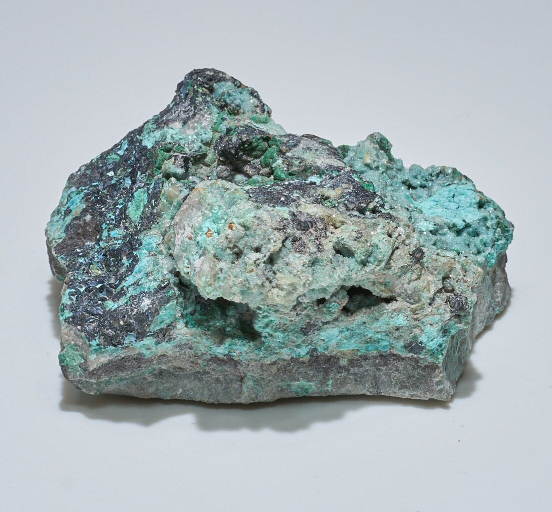 0.39 LB Crystallized Chrysocolla & Malachite Specimen