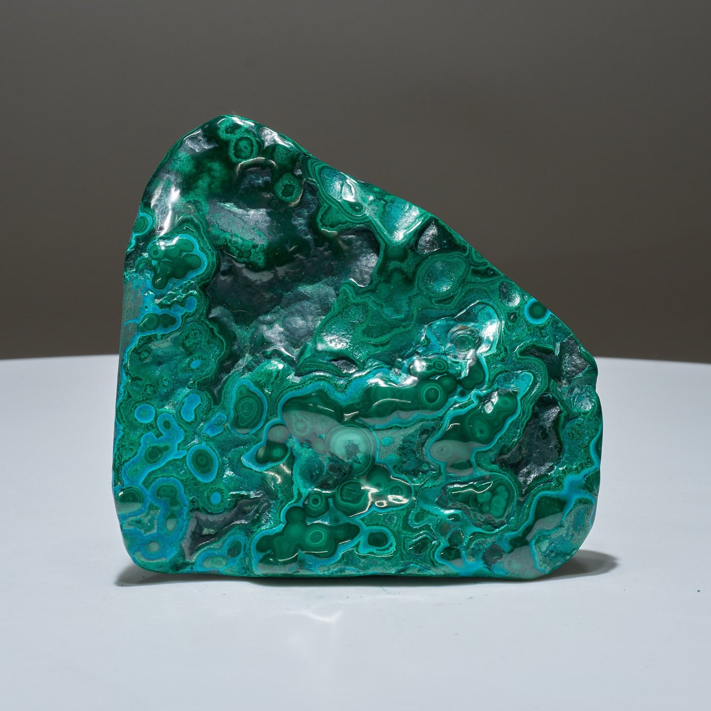 0.69 LB Polished Malachite & Chrysocolla Freeform