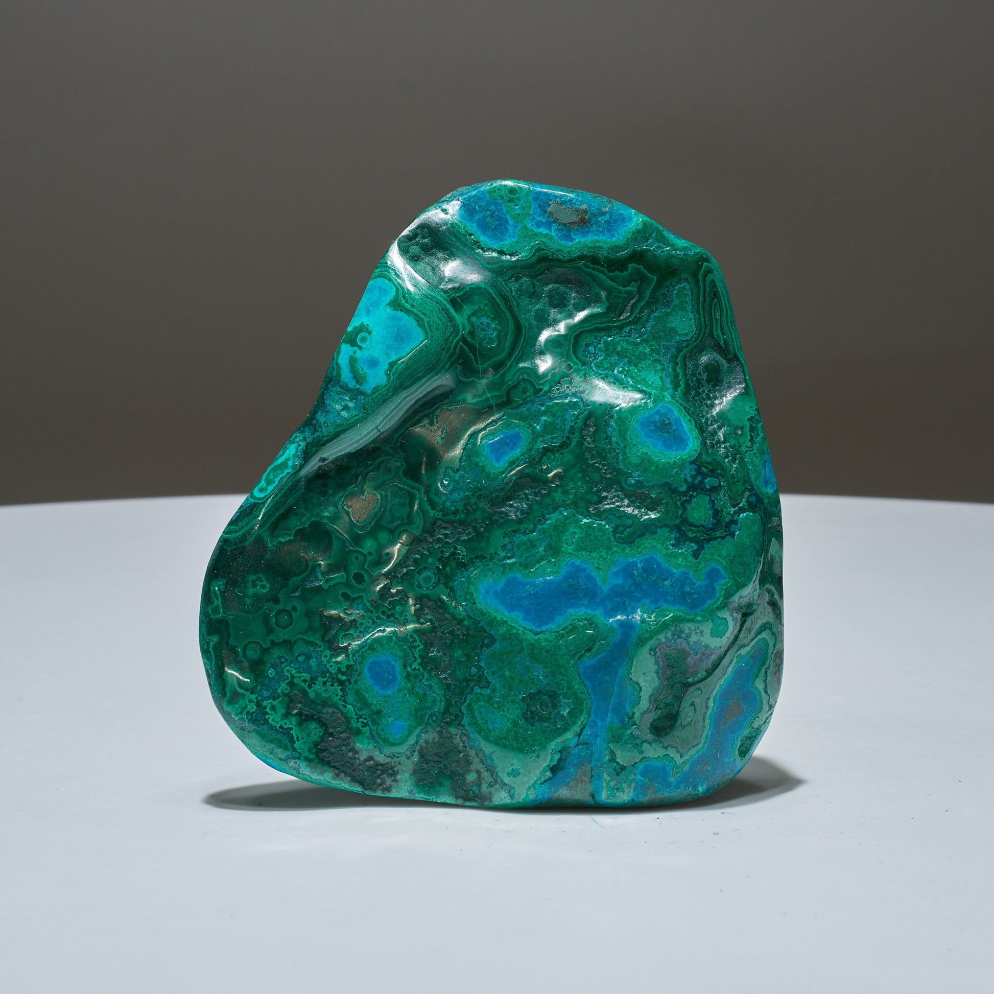 0.51 LB Polished Malachite & Chrysocolla Freeform