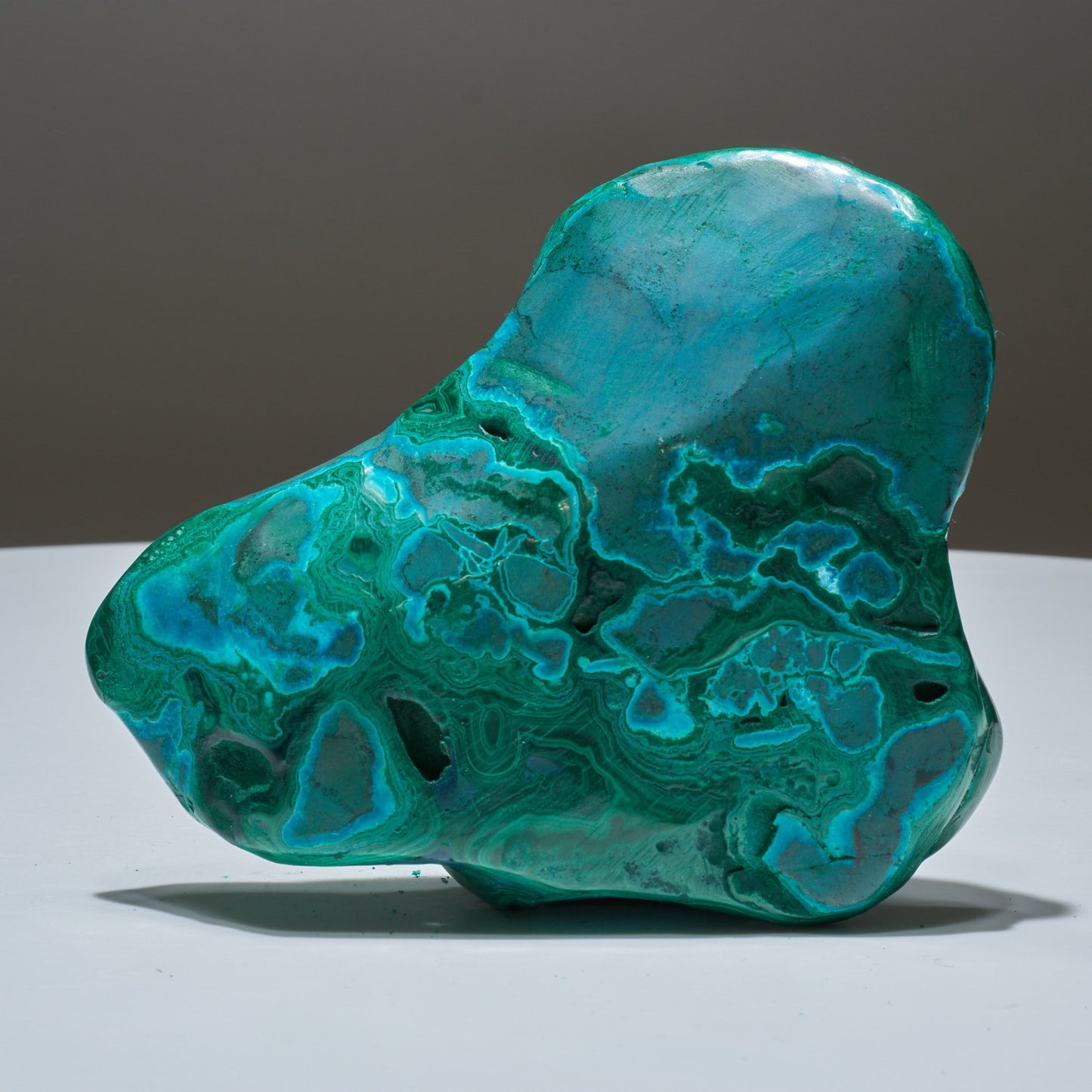 0.97 LB Polished Malachite & Chrysocolla Freeform