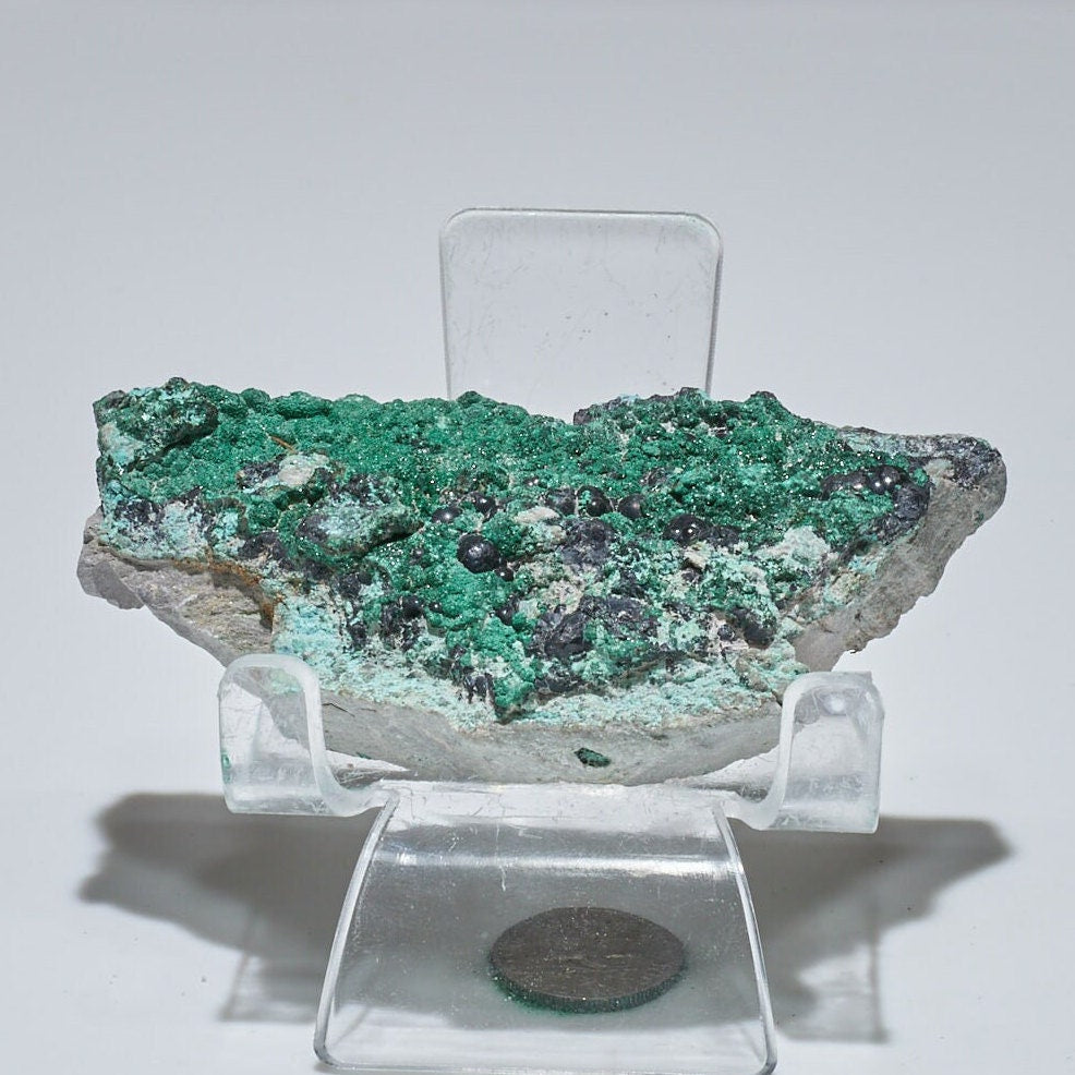 0.2 LB Crystallized Chrysocolla & Malachite Specimen