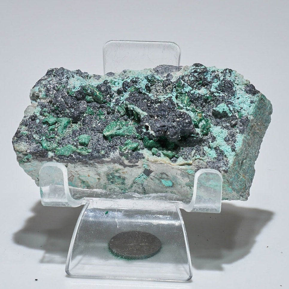 0.3 LB Crystallized Chrysocolla & Malachite Specimen