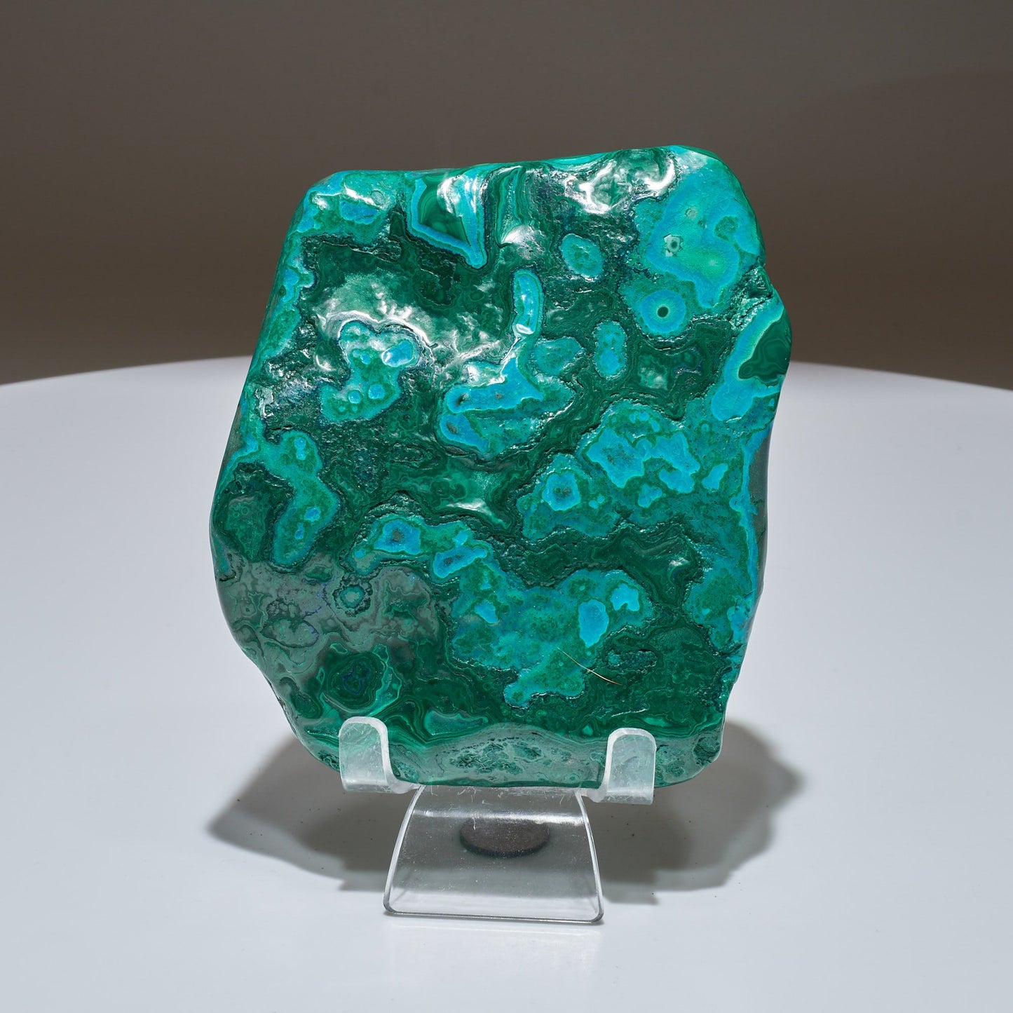 1 LB Polished Malachite & Chrysocolla Freeform