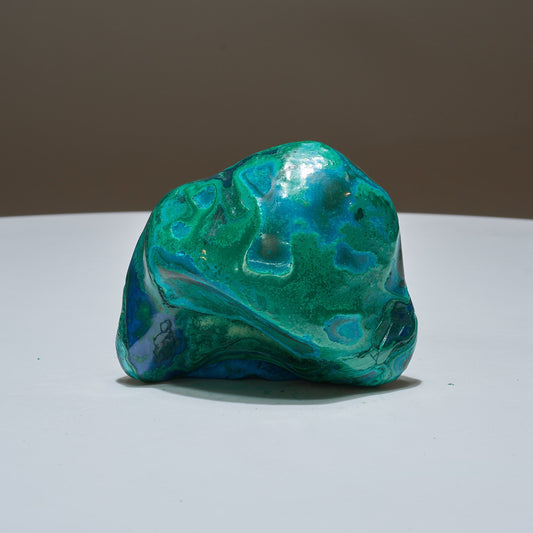 0.47 LB Polished Malachite & Chrysocolla Freeform