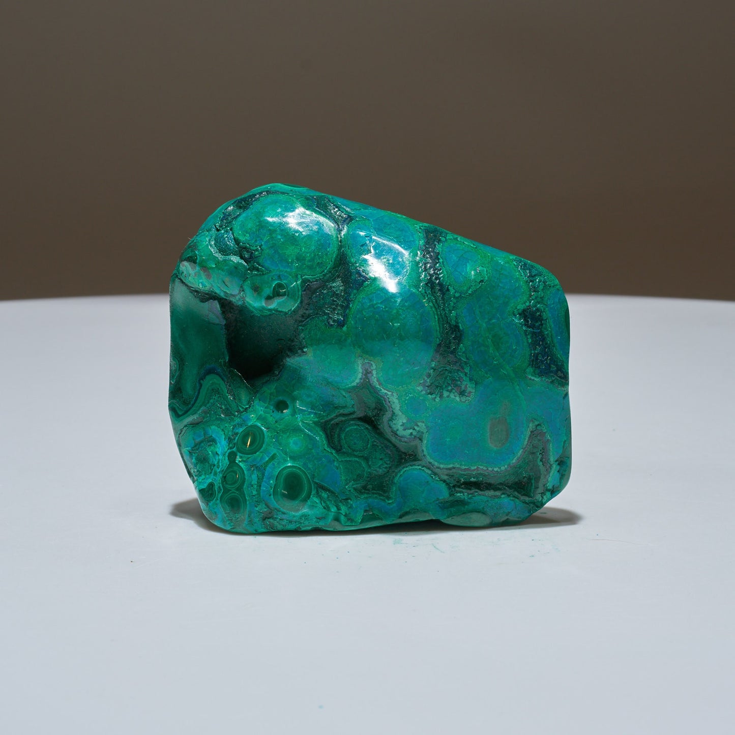 0.48 LB Polished Malachite & Chrysocolla Freeform