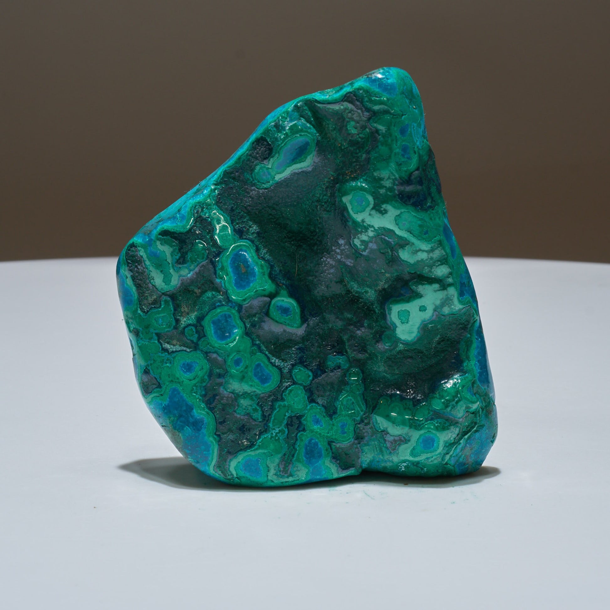 0.42 LB Polished Malachite & Chrysocolla Freeform