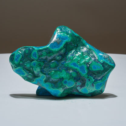 0.45 LB Polished Malachite & Chrysocolla Freeform