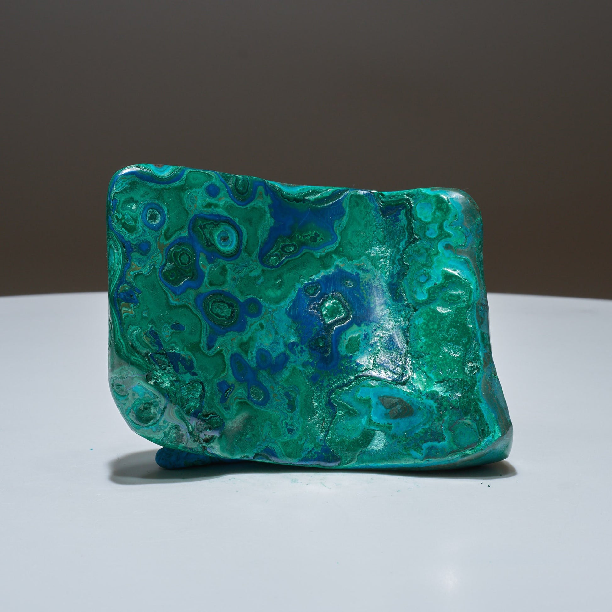 0.58 LB Polished Malachite & Chrysocolla Freeform