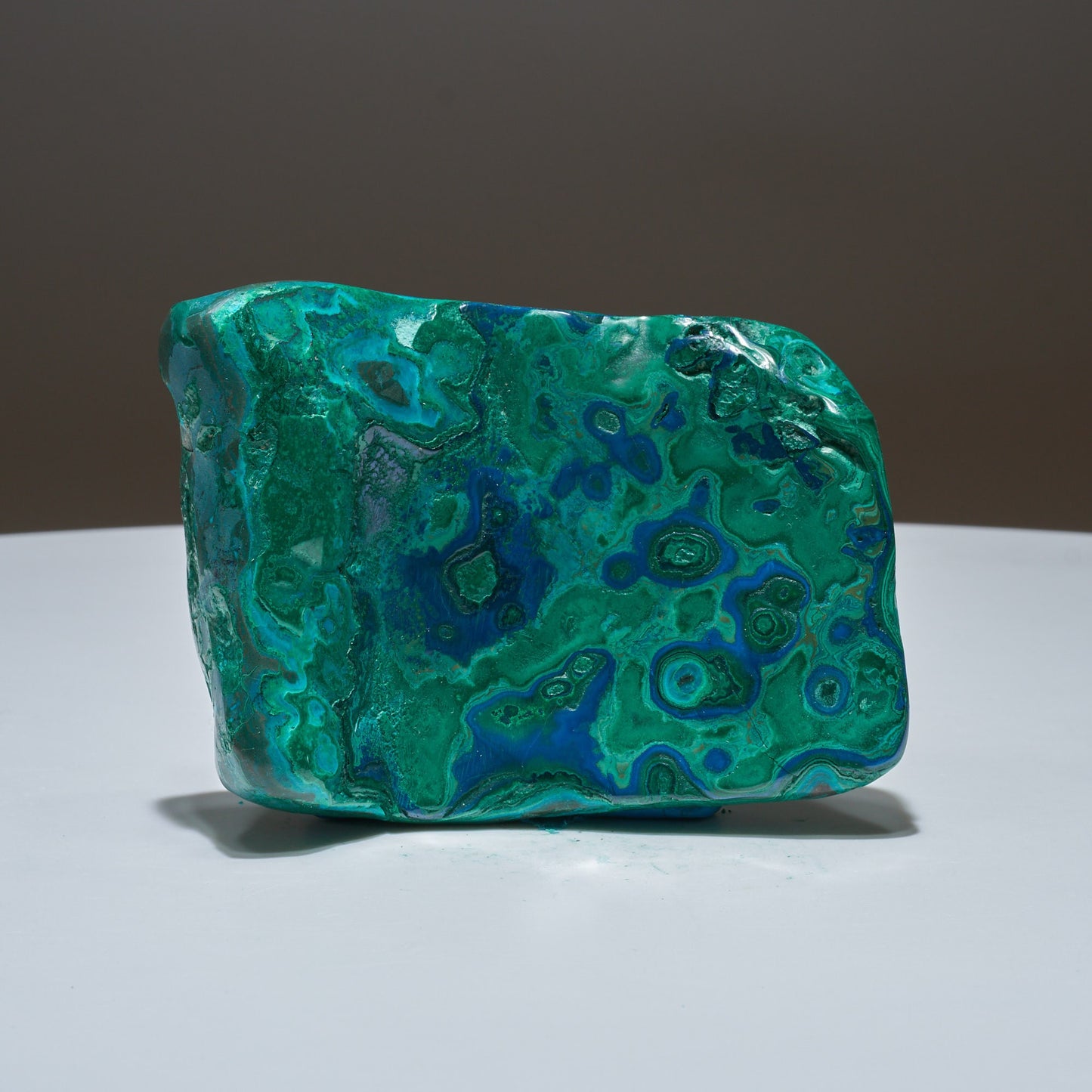 0.58 LB Polished Malachite & Chrysocolla Freeform