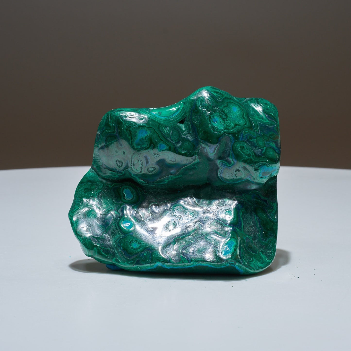 0.65 LB Polished Malachite & Chrysocolla Freeform