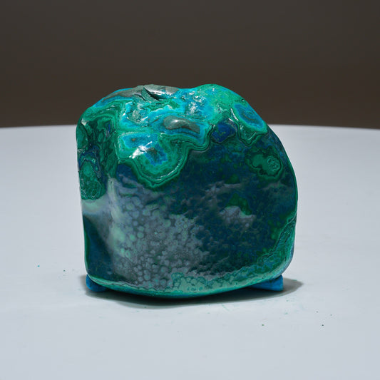 0.34 LB Polished Malachite & Chrysocolla Freeform