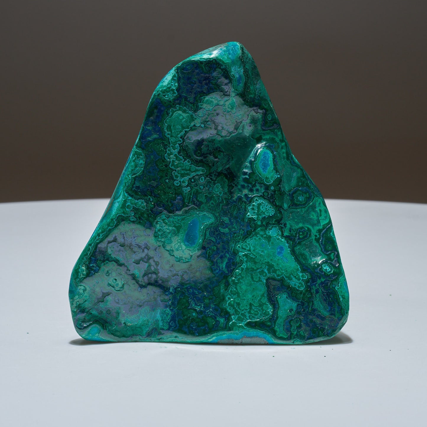 0.49 LB Polished Malachite & Chrysocolla Freeform