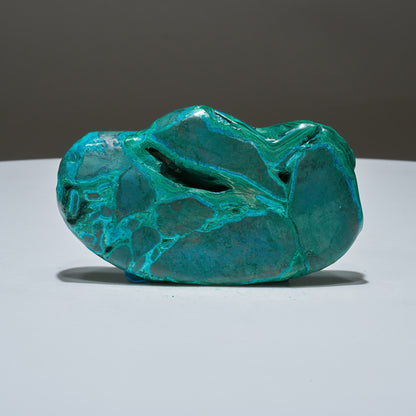 0.41 LB Polished Malachite & Chrysocolla Freeform