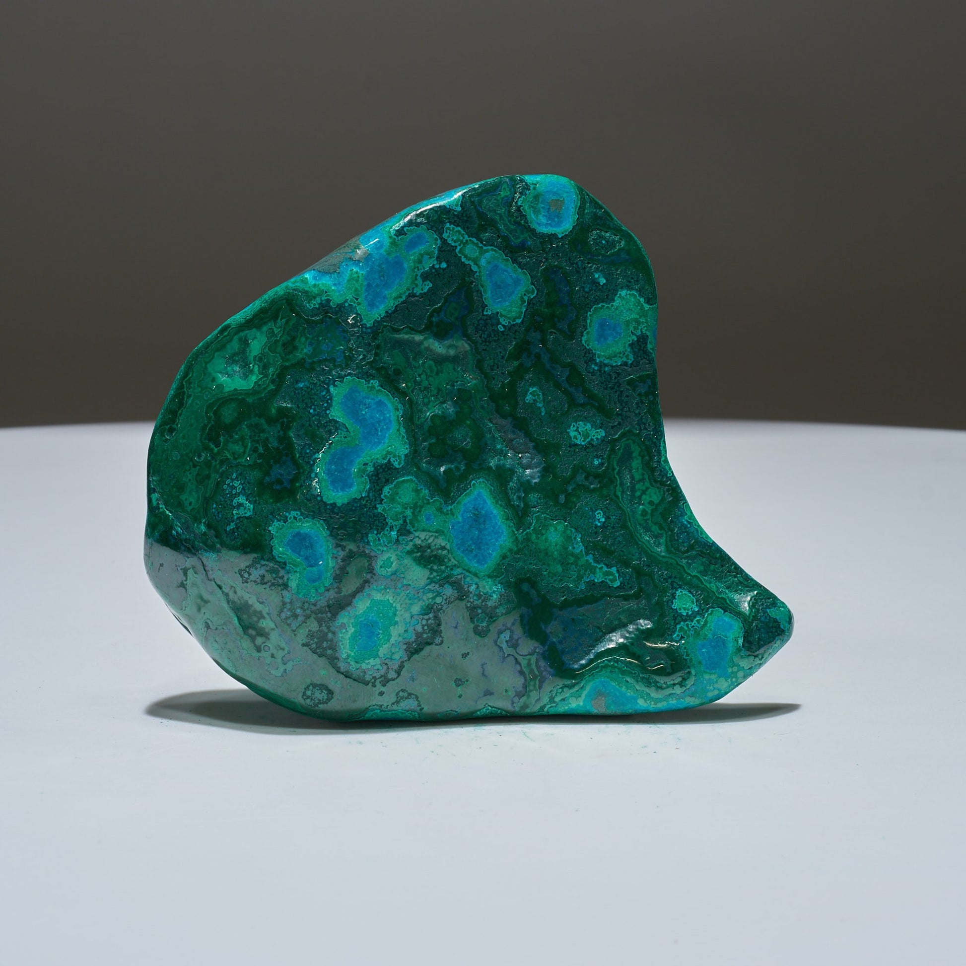 0.5 LB Polished Malachite & Chrysocolla Freeform