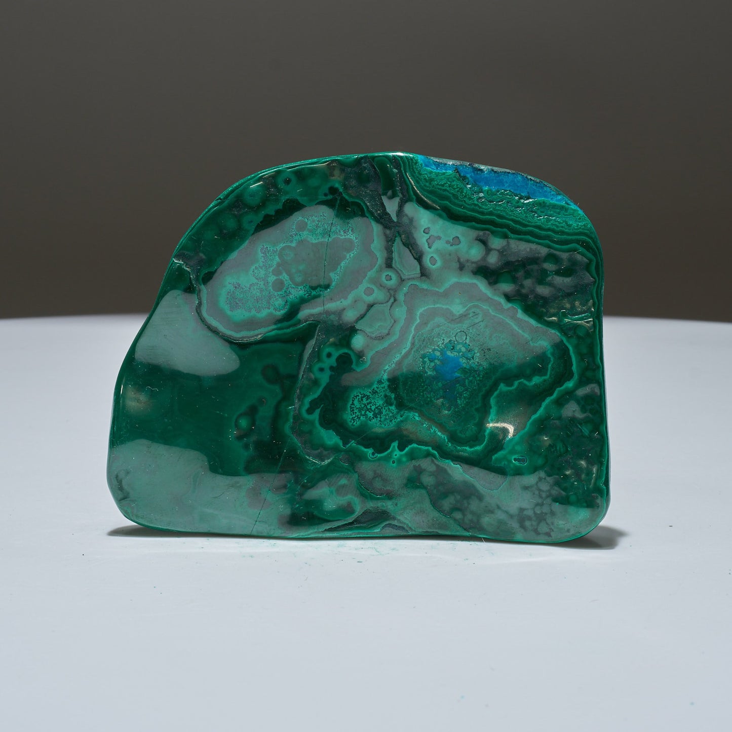 0.46 LB Polished Malachite & Chrysocolla Freeform