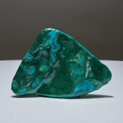 0.54 LB Polished Malachite & Chrysocolla Freeform