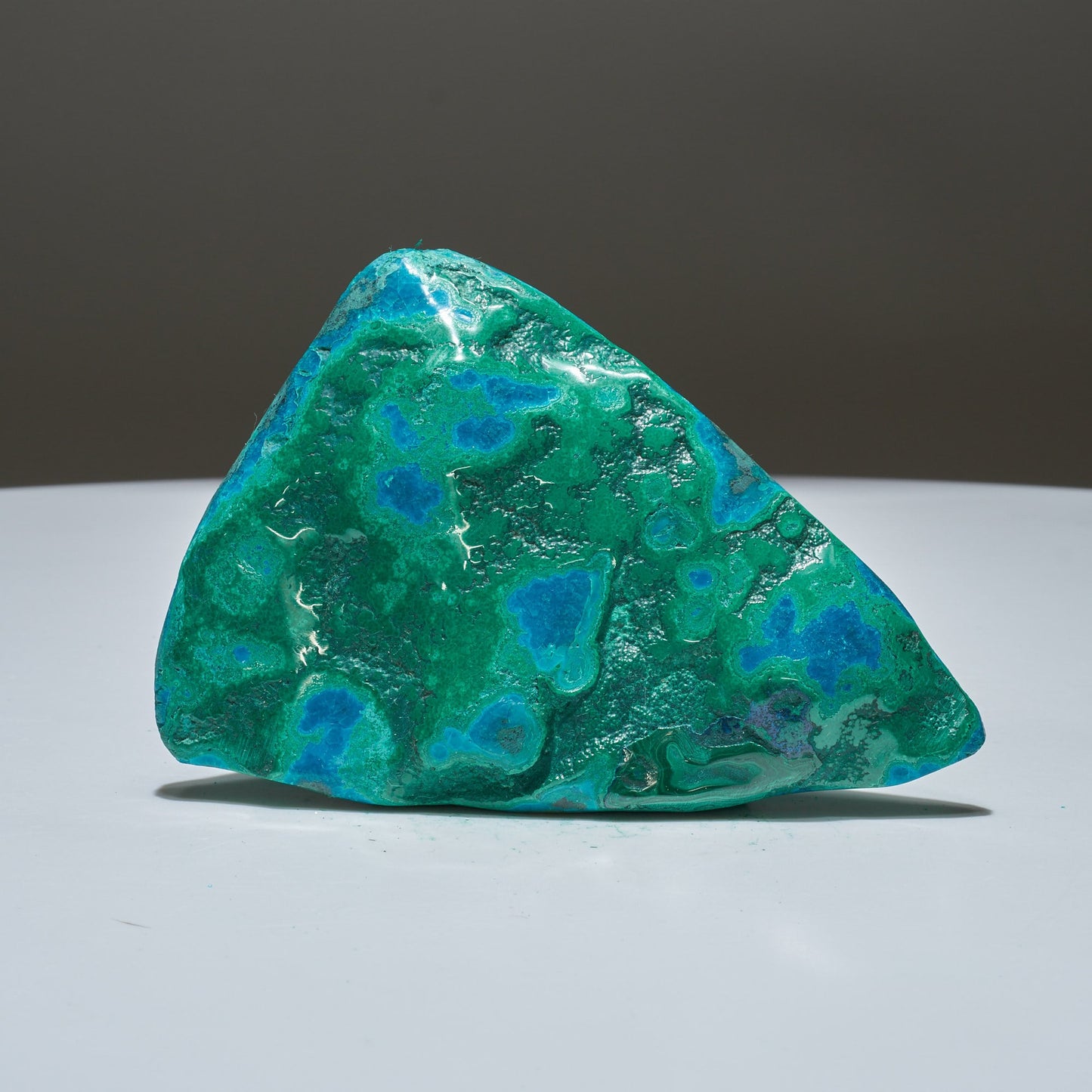 0.39 LB Polished Malachite & Chrysocolla Freeform