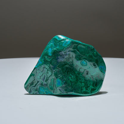 0.44 LB Polished Malachite & Chrysocolla Freeform