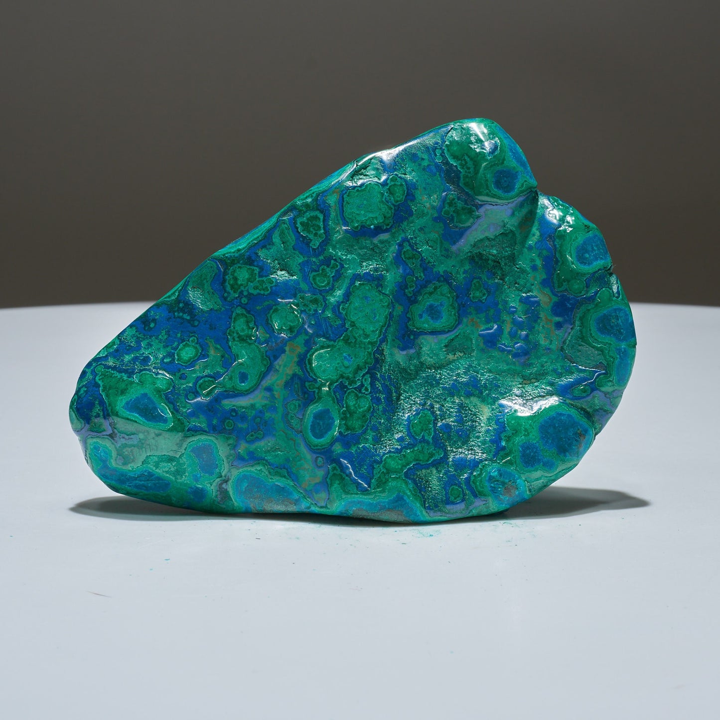 0.49 LB Polished Malachite & Chrysocolla Freeform