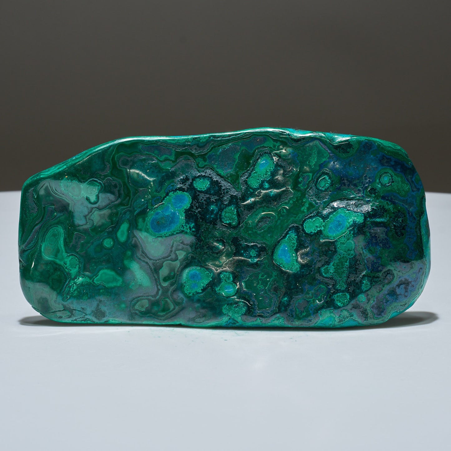 0.6 LB Polished Malachite & Chrysocolla Freeform