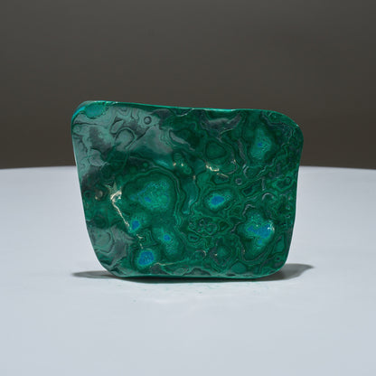 0.33 LB Polished Malachite & Chrysocolla Freeform