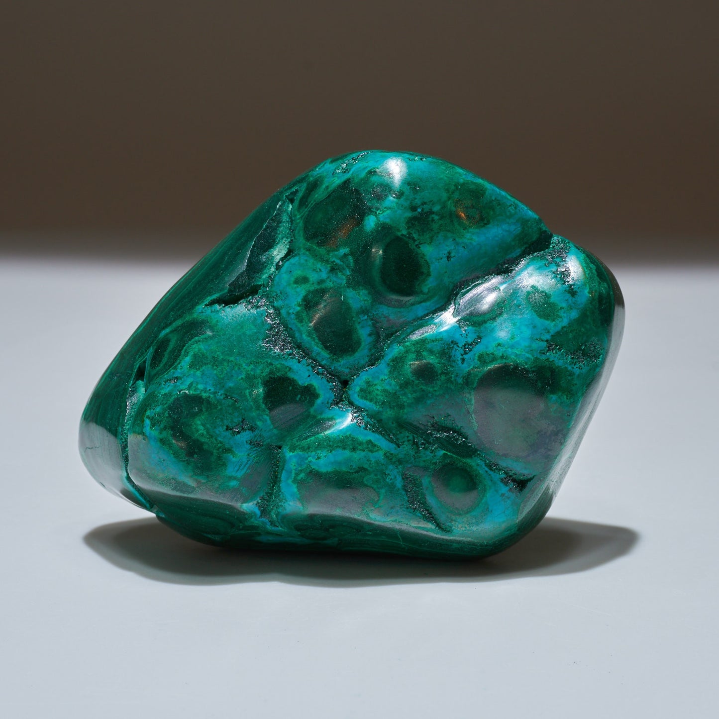 0.67 LB Polished Malachite & Chrysocolla Freeform