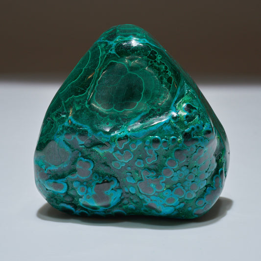 0.87 LB Polished Malachite & Chrysocolla Freeform