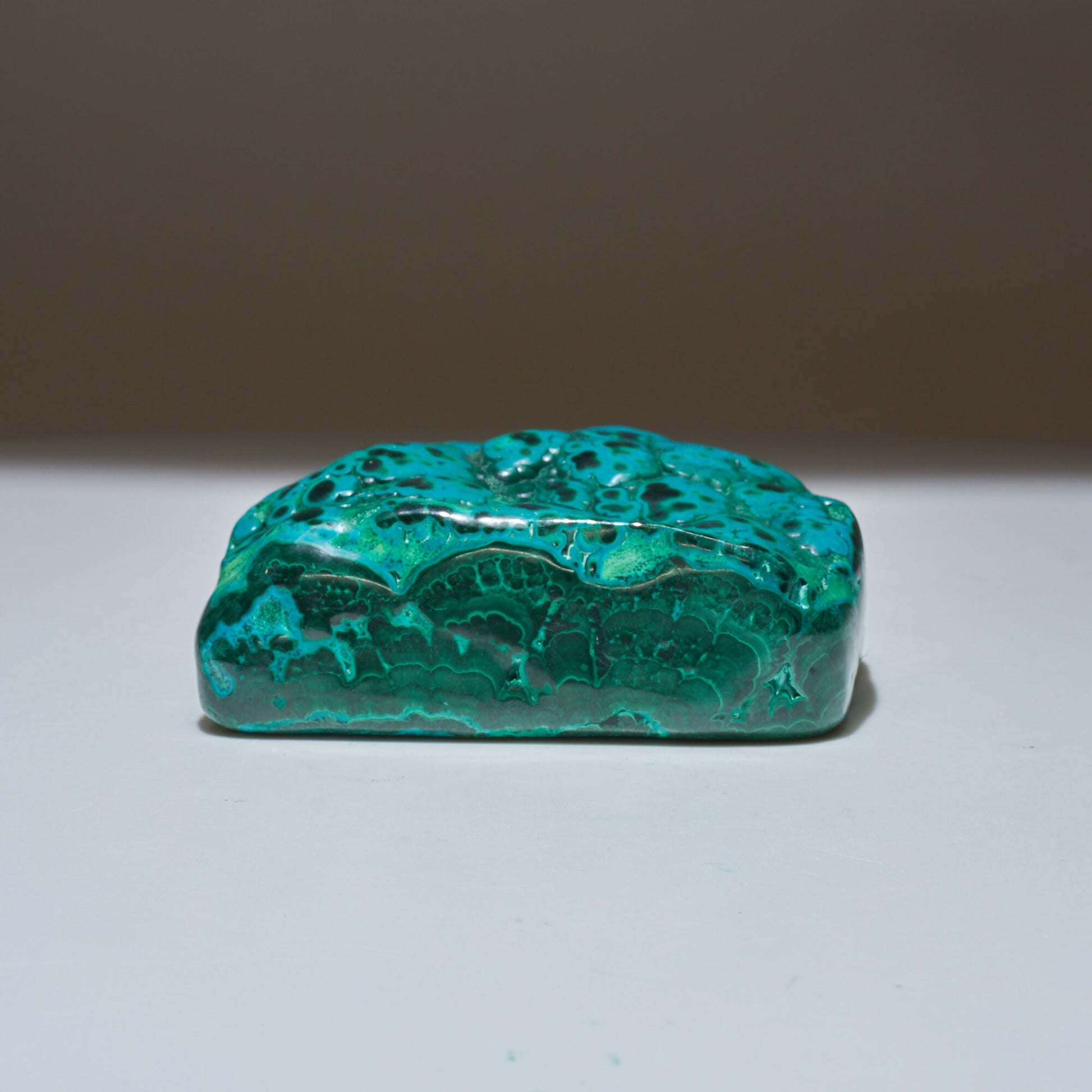 1.34 LB Polished Malachite & Chrysocolla Freeform