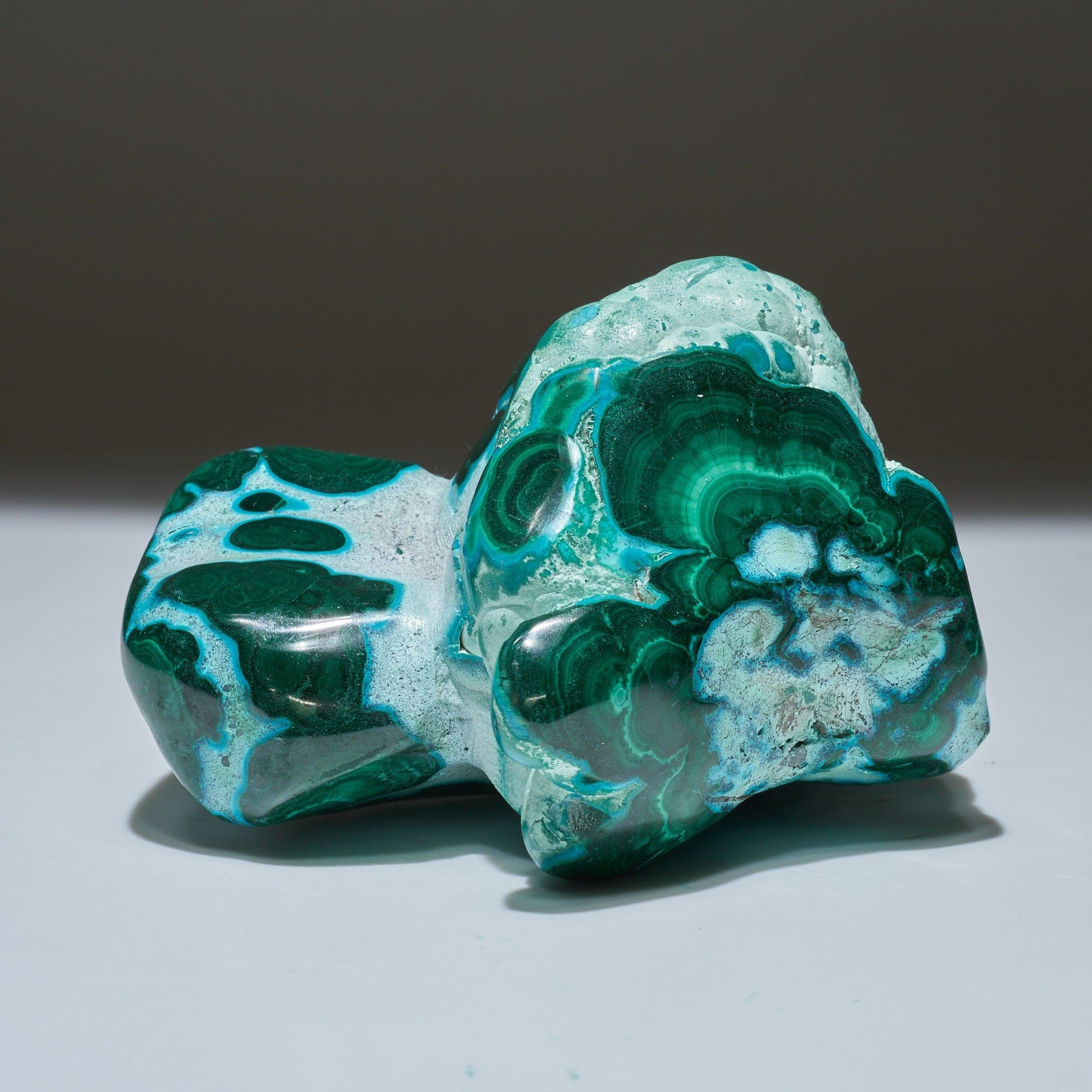 1.91 LB Polished Malachite & Chrysocolla Freeform