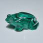 0.18 LB Carved Malachite Frog