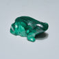 0.13 LB Carved Malachite Frog