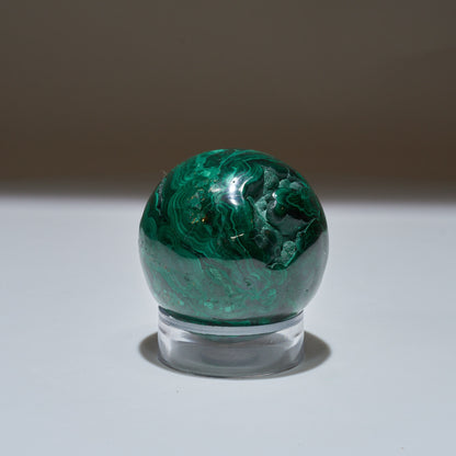 0.76 LB Malachite Geode Sphere