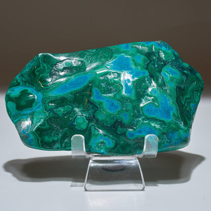 0.95 LB Polished Malachite & Chrysocolla Freeform