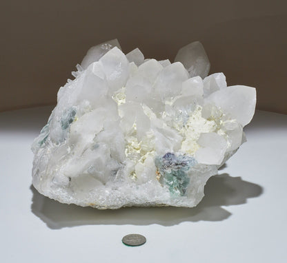 8.8 Lbs Quartz Crystal Cluster from Peru