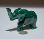 0.28 LB Carved Malachite Elephant